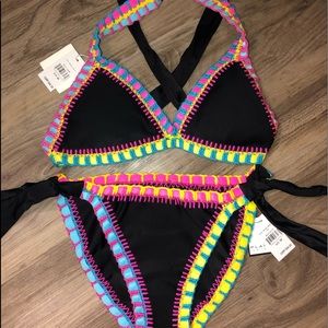 Crochet Bikini Set - M - Platinum Swimwear x PILYQ